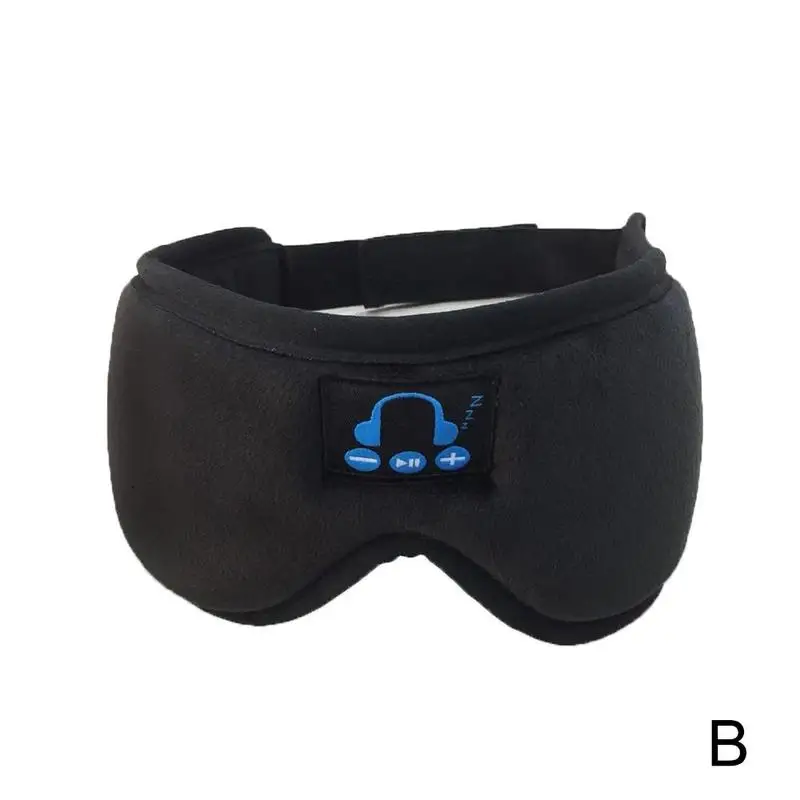 Новые наушники для сна, Bluetooth маска для сна, беспроводная маска для сна, наушники для путешествий, тени для глаз, защита для глаз - Цвет: B