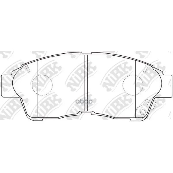 Колодки Тормозные Corolla 9201/Carina E 9296/Rav 4 9495 Передние Nibk Pn1322 NiBK арт. PN1322