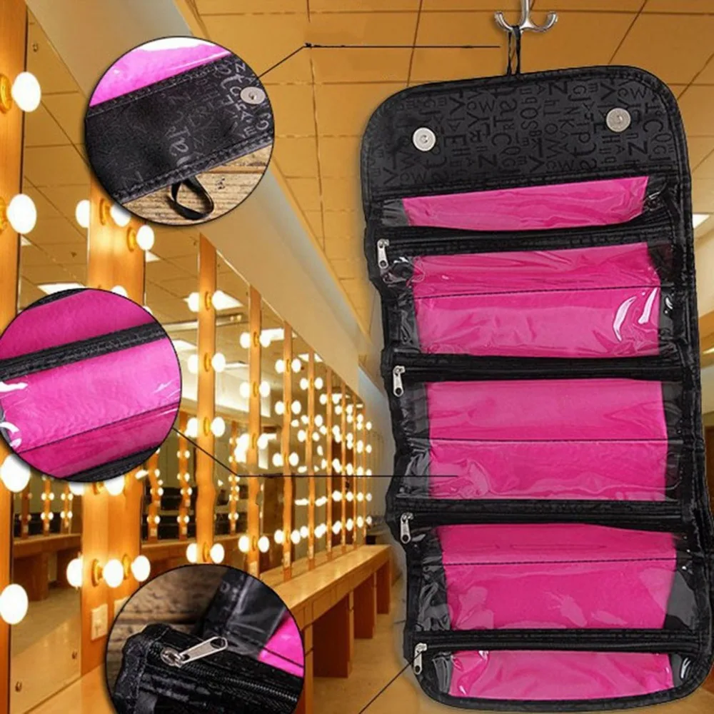 Beautician Necessaire Women Men Beauty Toiletry Storage Bag Waterproof Large Capacity Makeup Tool Kit