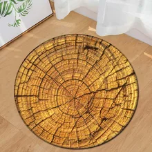 Деревянные зерна Дети играть круглый ковер для дома области ковры гостиная пол йога коврик популярные alfombras Dormitorio