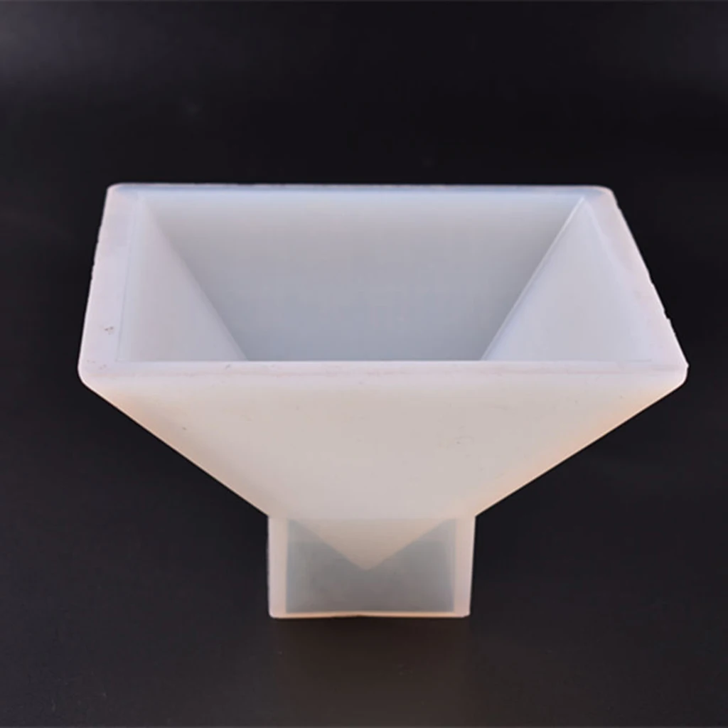 DIY Silicone Mold Jewelry Design Pyramid Resin Art 9.5x9.5x6cm