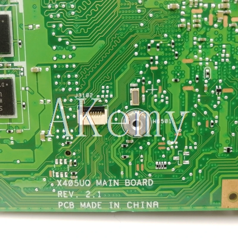  Akemy X405UA For ASUS X405U X405UN X405UR X405URR X405URP X405UQ X405UF Laotop Mainboard X405UA Mot