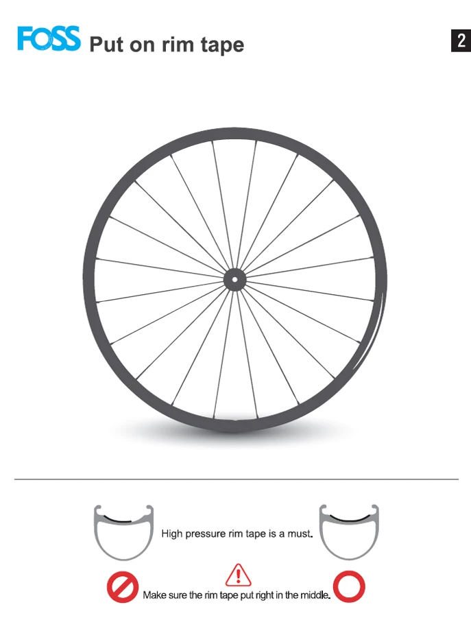 FOSS Bicycle Inner Tube 16/18/20/24/26/27.5/29 Inch 700C Tube Road Bicycle MTB Mountain / Folding Bike TPE Rubber Tube Taiwan
