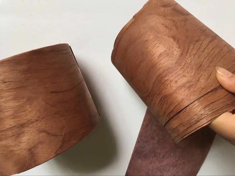 

10x Natural Brazilian Rosewood Veneer Sliced Wood Furniture Veneer 0.2mm Thick C/C