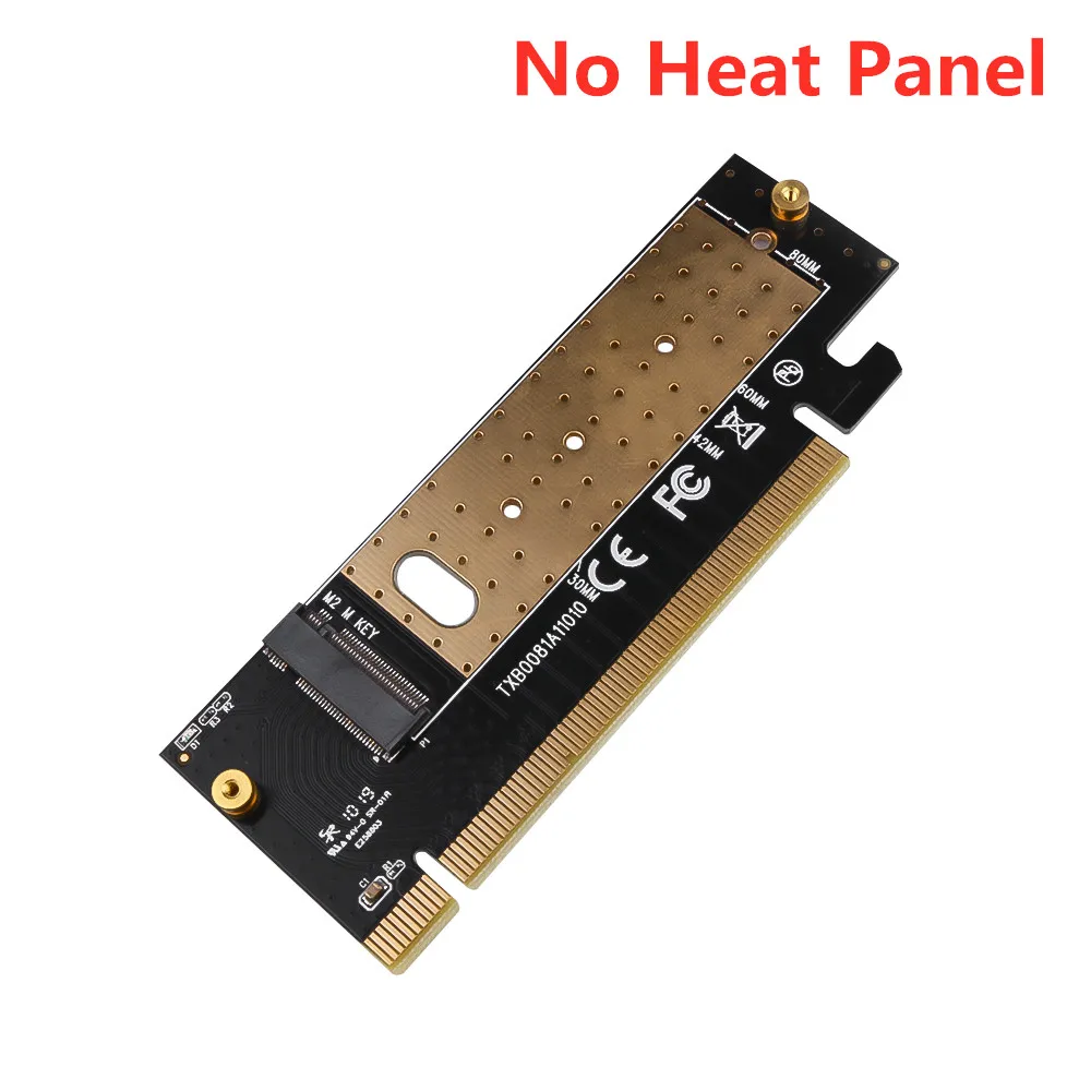 m.2 to pcie x16 adapter Card pci-e to m .2 convert adapter NVMe SSD Adaptor m2 M Key Interface PCI Express 3.0 x4 2230-2280 Size
