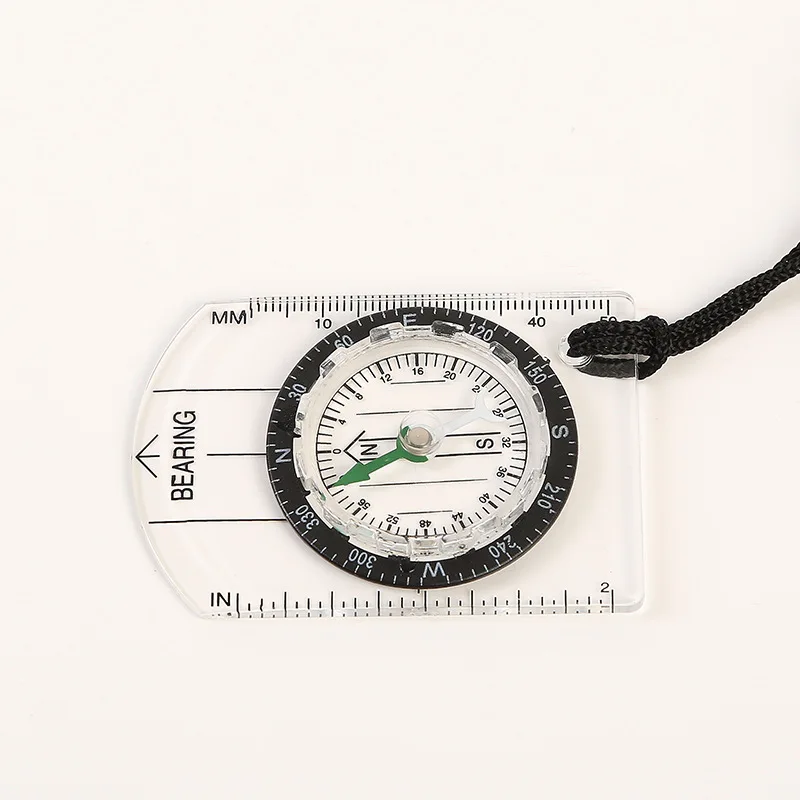 Прозрачные тарелка-Компас с Компас со шкалой Dc35-1b
