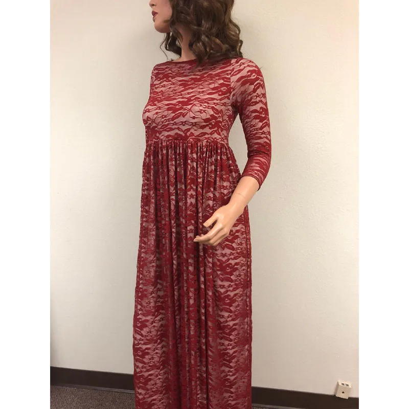 Кружевное платье для беременных для фотосессии Vestidos, Одежда для беременных, платье для фотосессии, реквизит для фотосессии, длинные платья