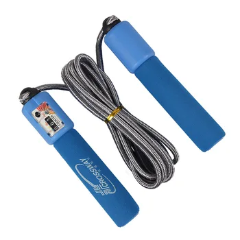 

Jump Ropes with Counter Sports Fitness Adjustable Fast Speed Counting Jump Skip Rope Skipping Weave Rope Adjustable