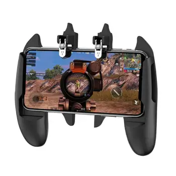 

Z01 PUBG Mobile Game Controller Six Finger Aim Fire Trigger Gamepad Gaming Grip Artifacts Game Handle for 4.7-6.1" Smartphone
