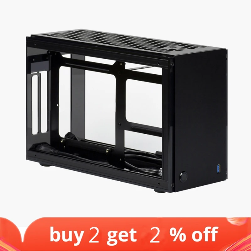 

Geeek A4 Flex Mini Transparent Acrylic ITX A50S Computer Case