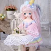 DreamFairy1st Generation1/4 BJD Anime Style 16 Inch Ball Jointed Doll Full Set Includes Clothes Shoes Kawaii Dolls for Girls MSD 4