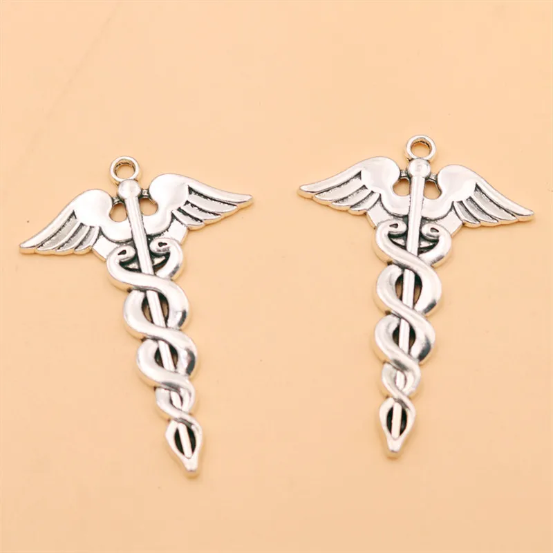 Рисунок 2 - 6 шт посеребренные крылья и змея