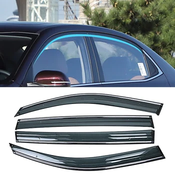 

For KIA Forte 2017 2018 2019 Car Window Sun Rain Shade Visors Shield Shelter Protector Cover Frame Sticker Exterior Accessories