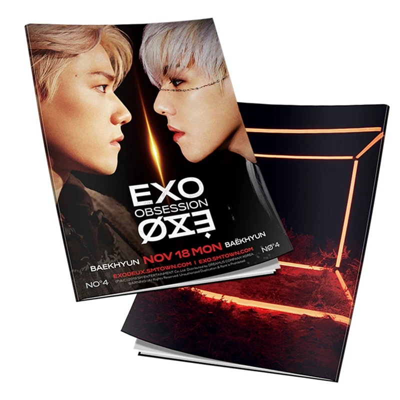 EXO аблум OBSESSION Мода K-pop EXO мини Фотокнига фото карты вентиляторы коллекция Upplies Канцелярский набор
