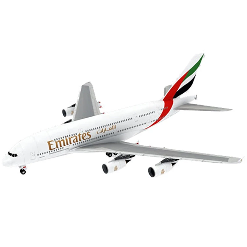 1:300 Airbus A380 3D бумажная модель бумажный картон для детских бумажных игрушек |