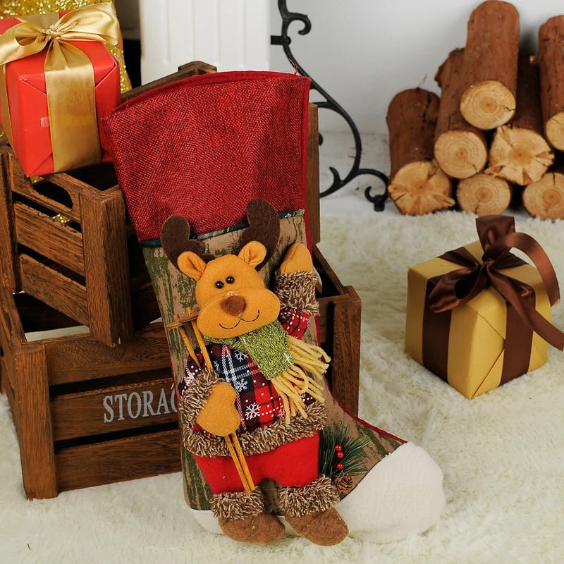 

Christmas Decoration Creative Wall Pendant Old Man Snowman Deer Gift Bag To Send Girlfriend Gift Scene Layout Props
