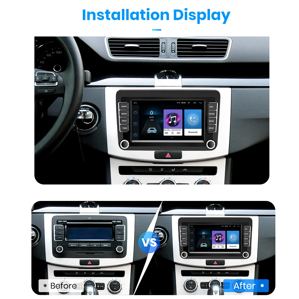 Автомагнитола Podofo 2 din Android 8 1 GPS для