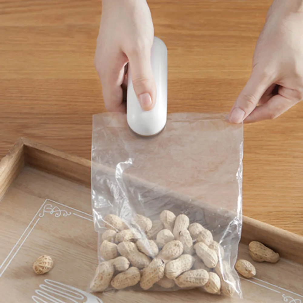 

Mini Sealing Machine Bags Handy Heater Package Sealer Clamps Kitchen Packing Machine for Bags Package Clamps for Food