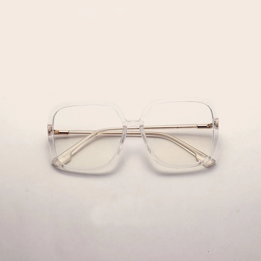Голубые легкие очки оправа Очки для работы за компьютером очки большой квадратный прозрачный женские очки оправа оптические оправы