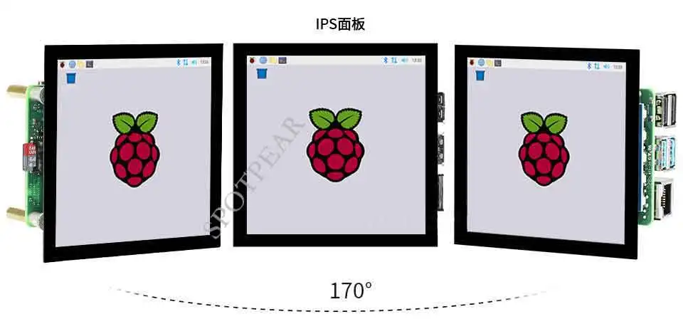 Polegadas, HDMI, 720x720 IPS, também para Outro Mini Computador