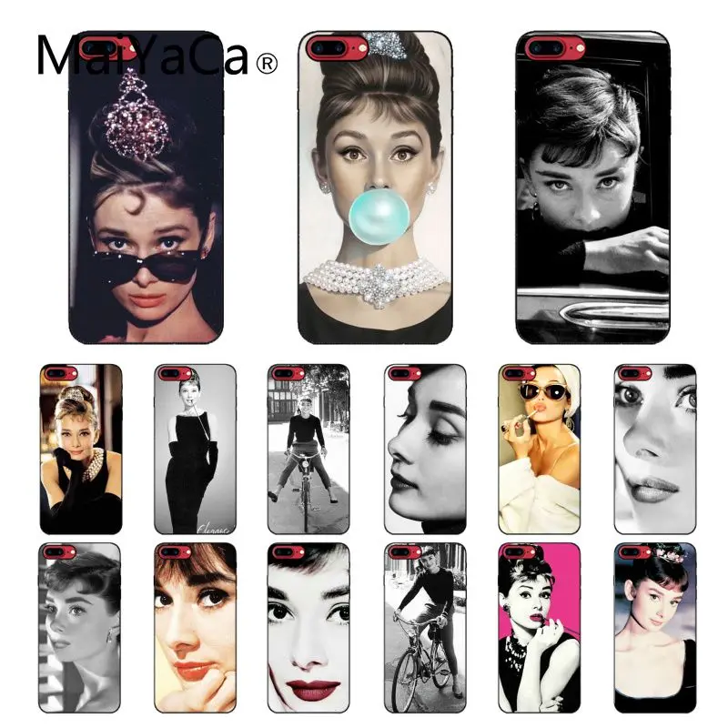 Аксессуары для телефонов Одри Хепберн чехол iPhone 11 Pro XS MAX XR 8 7 6 Plus 5 5S SE12 mini 12Pro Max |