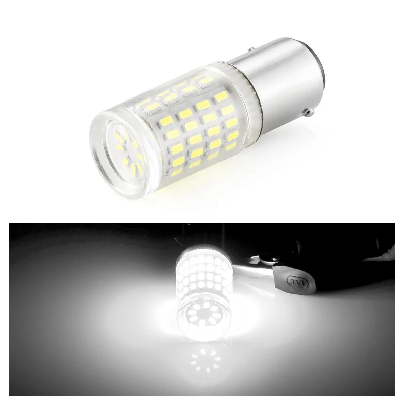 Автомобильный тормозной светильник 80SMD S25 1156 BA15S P21W светодиодный 1157 BAY15D P21/5 Вт