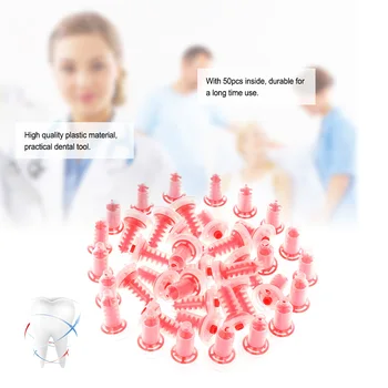 

50pcs/pack Dental Dynamic Impression Mixing Tips Dentist Silicon Rubber Head Fit For ESPE Pentamix Type Machine for Tooth Care