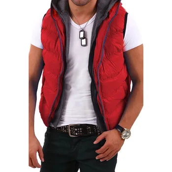 

ZOGAA Autumn Winter Men Parkas Vest Warm Casual Cotton Coats Mens Sleeveless Jacket Men's Vest Waistcoat Fashion Male Vest Coat