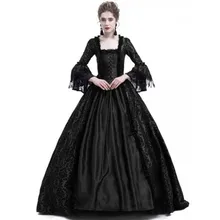 JIEZUOFANG 18 век средневековое готическое платье Ренессанс кружевное платье маскарадный костюм vestido gotico