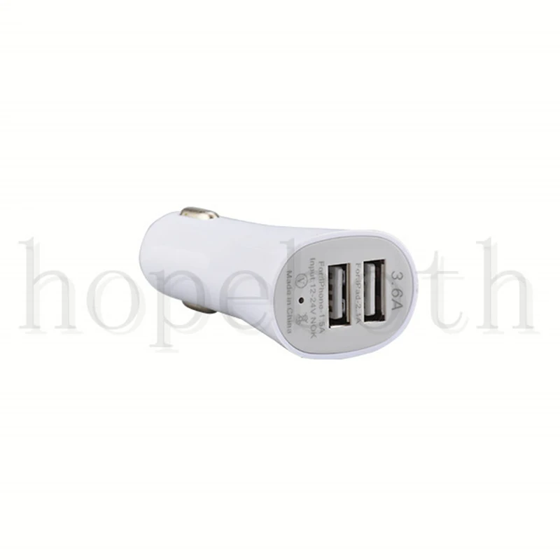 1000 шт двойной usb 2-posrts Автомобильный адаптер питания автомобильное портативное USB Автомобильное зарядное устройство для samsung iPhone gps универсальная дешевая цена