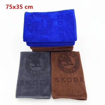 

Car Sticker Wash Microfiber Skoda Octavia A5 A7 RS Fabia Superb Towel Car Cleaning For auto styling