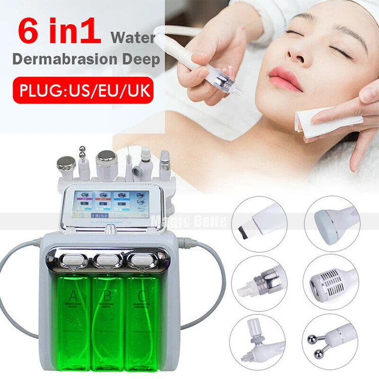 

Hottest Facial Spa Skin Diamond Dermabrasion Machine Facial Machine 6In1 Water Aqua Peeling Machine