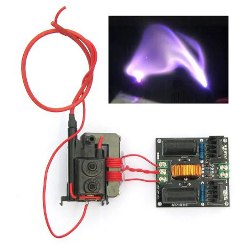 Модуль индукционного нагрева ZVS Tesla Coil Power support Boost комплект для производства