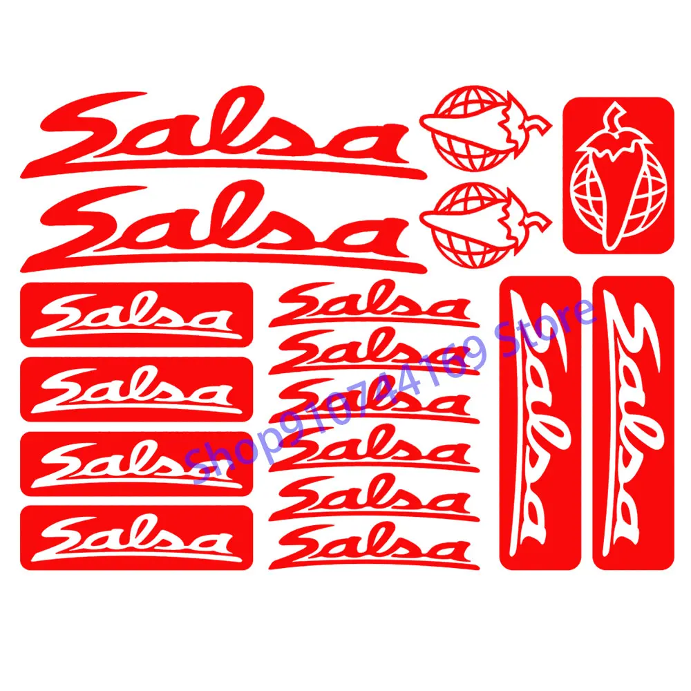 Vinyl Sticker Salsa Cycles Stickers Jual Compatible FOR Salsa