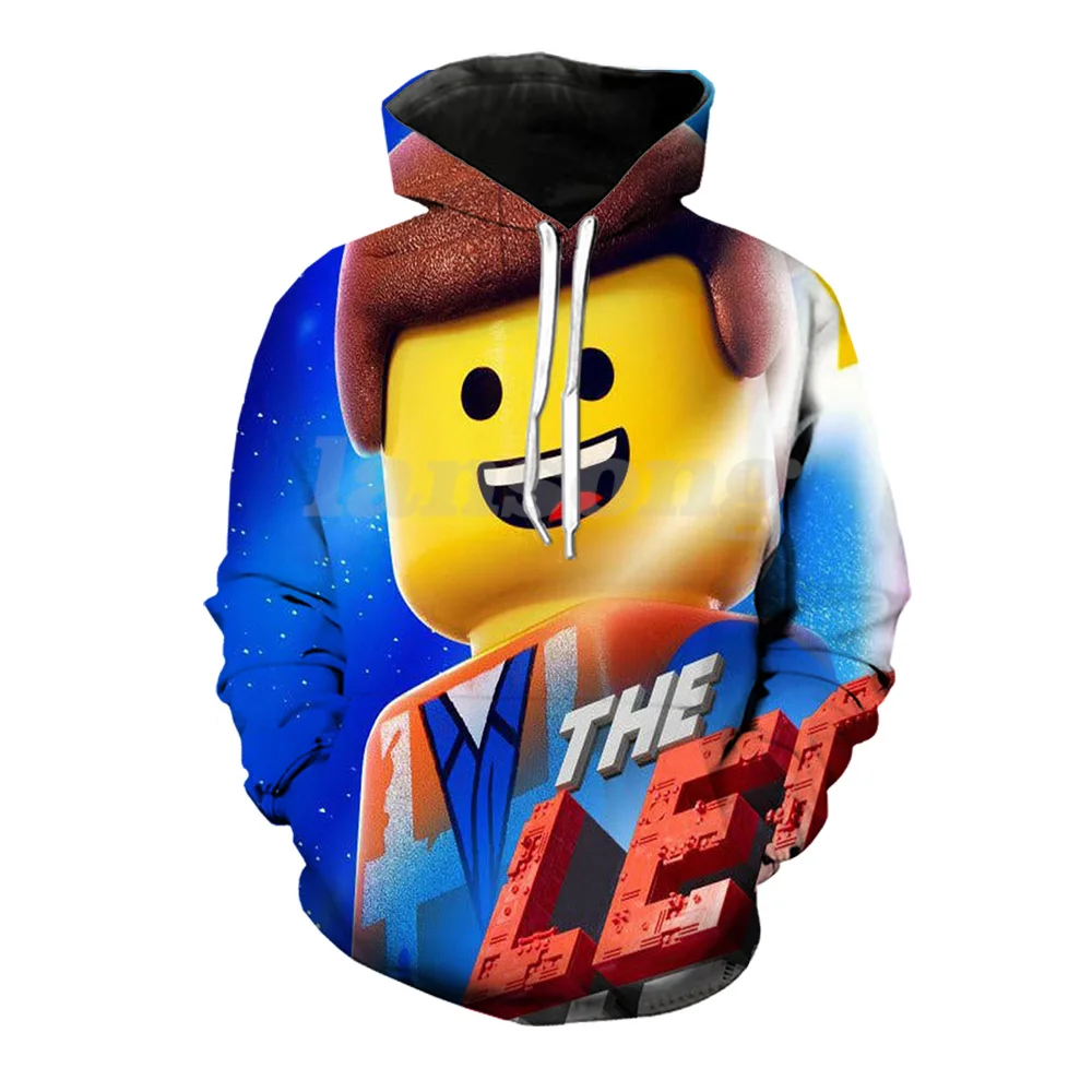 

hoodies men anime lego movie 3d print clothes sweatshirts/hoodies/pants harajuku punk casual shorts funny streetwear hiphop coat