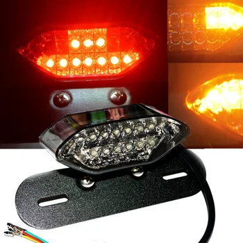 

12V Universal Motorcycle Bike 20-LED Brake Light License Plate Lamp Rear Multifunctional Motorcycle Taillight