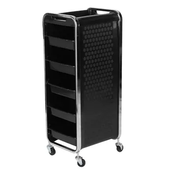 

Upscale 6 Tiers Salon Hairdresser Trolley Drawers Beauty Storage Hair Colouring Spa Barber Beauty Roller Cart 5 Drawers
