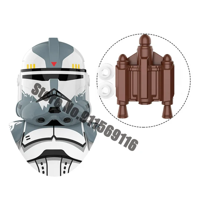 Disney Republic Commando 501st Clone Building Blocks Trooper Force 99 Hunter Crosshair Wrecker Echo Cody Rex Star Brick Figure D-XP328