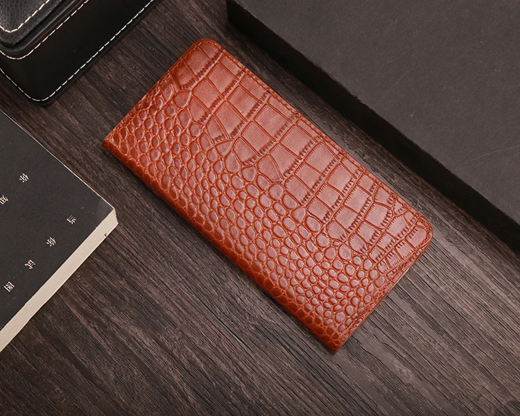 Genuine Leather Flip Phone Case For Meizu18S 16 16X 16th 17 Pro 6 7 Plus X8 Cover Magnetic Buckle Cowhide Crocodile Wallet Bag best meizu phone case design