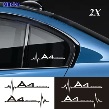 

2pcs Car windows decals sticker for Audi A3 A4 A5 A6 A7 A8 TT Q3 Q5 Q7 A1 B5 B6 B7 B8 B9 8P 8V 8L C6 C5 C7 4F