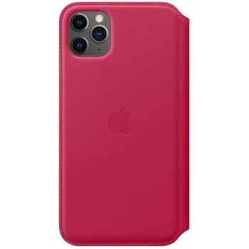 

Case (flip case) Apple Leather Folio, for Apple iPhone 11 pro Max, crimson, (& Omega;/a)