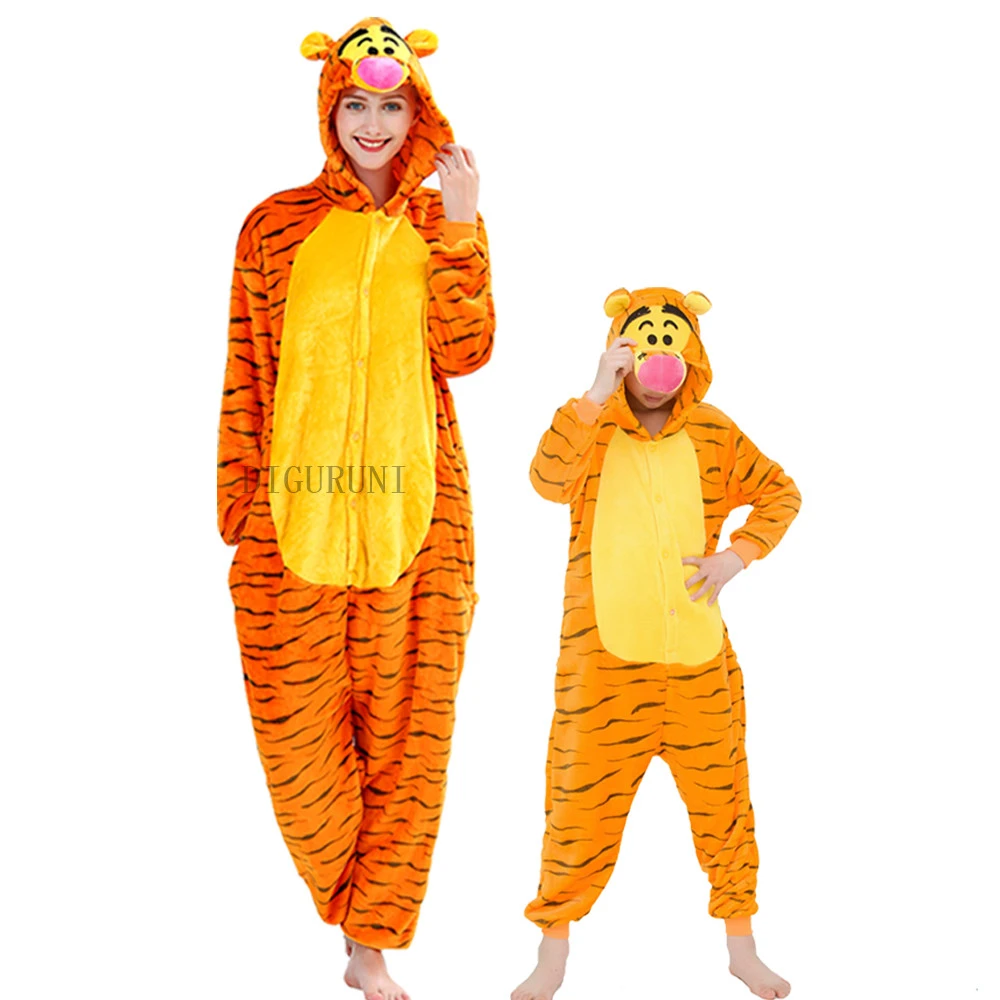Tiger pajamas for adults Clearance