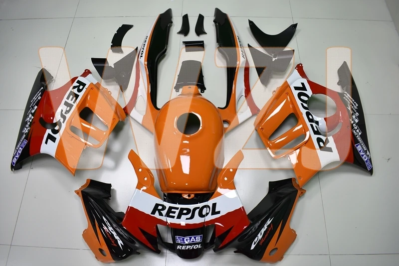 Для Honda Cbr600 97 98 ABS обтекатель CBR 600 F3 97 98 Repsol наборы обтекателей CBR 600 F3 1995-1998 набор для всего тела - Цвет: compression 19971998