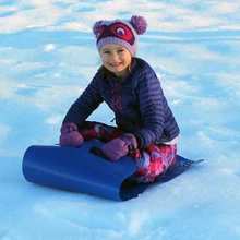 Esportes almofada de esqui trenó dobrável snowboard flexível rolo acima neve trenós esqui board para crianças adulto trenó neve acessórios