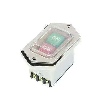 

AC 380V 10A NO OFF 2 Positions Power Push Button Switch LBC3-10