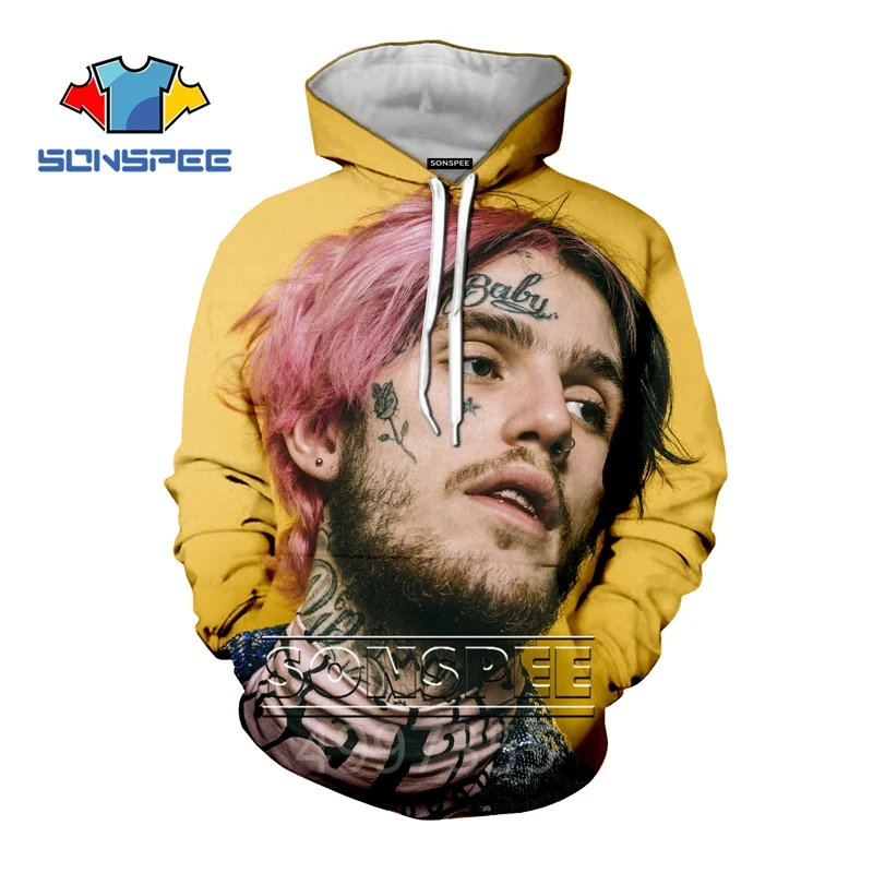 SONSPEE lil peep 3D Толстовки, Толстовки для мальчиков и девочек, модные толстовки в стиле хип-хоп, толстовки с капюшоном, лидер продаж, 3D худи C123