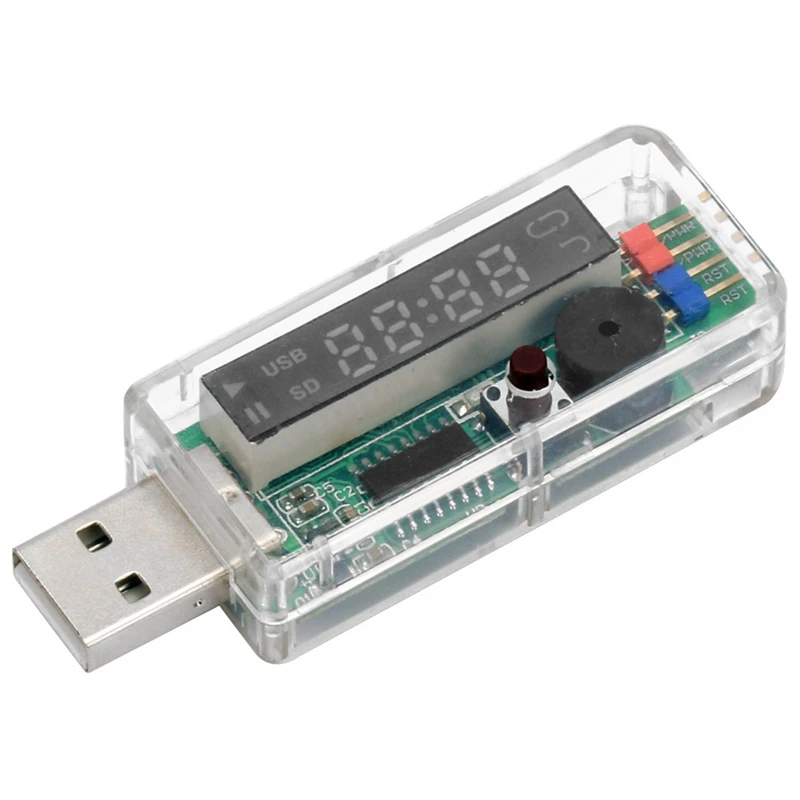 USB Watchdog адаптер карта со светодиодный ным экраном Автоматическая циклическая