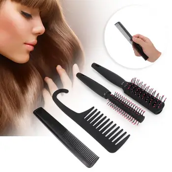 

Beard Comb 4pcs Hair Styling Comb Anti-Static Mellow Teeth Scalip Massage Hairdressing Comb Set Hairbrush