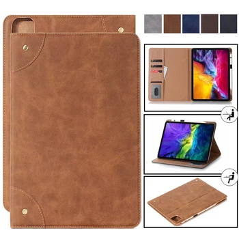 

Premium Leather Case for Apple iPad Pro 12.9 inch 4th Generation 2020 Cover Smart Case for iPad Pro 12.9'' 2018 Protective Case