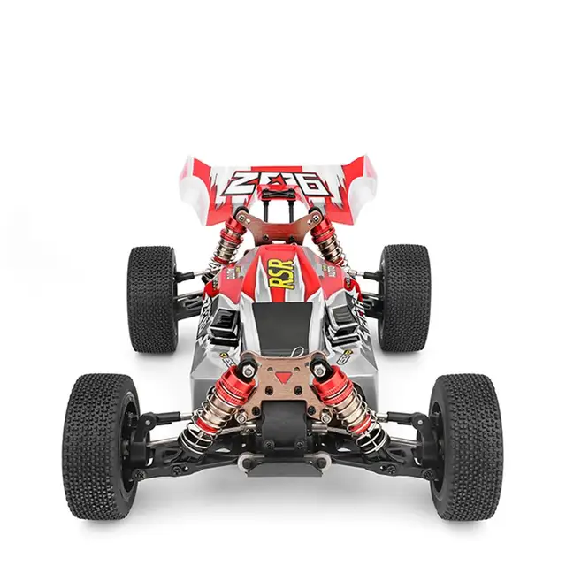 WLtoys 144001 2.4G Racing Remote Control Car Competition 60 km/h Metal Chassis 4wd Electric RC Formula Car for Christmas Gift 4